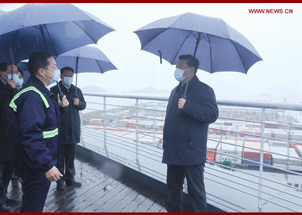 Xi Inspects Work Resumption in Zhejiang